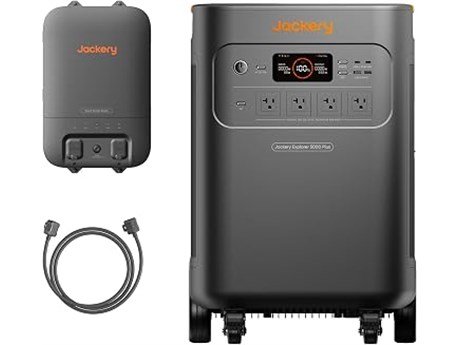 Jackery Solar Generator 5000 Plus with Smart Transfer Switch